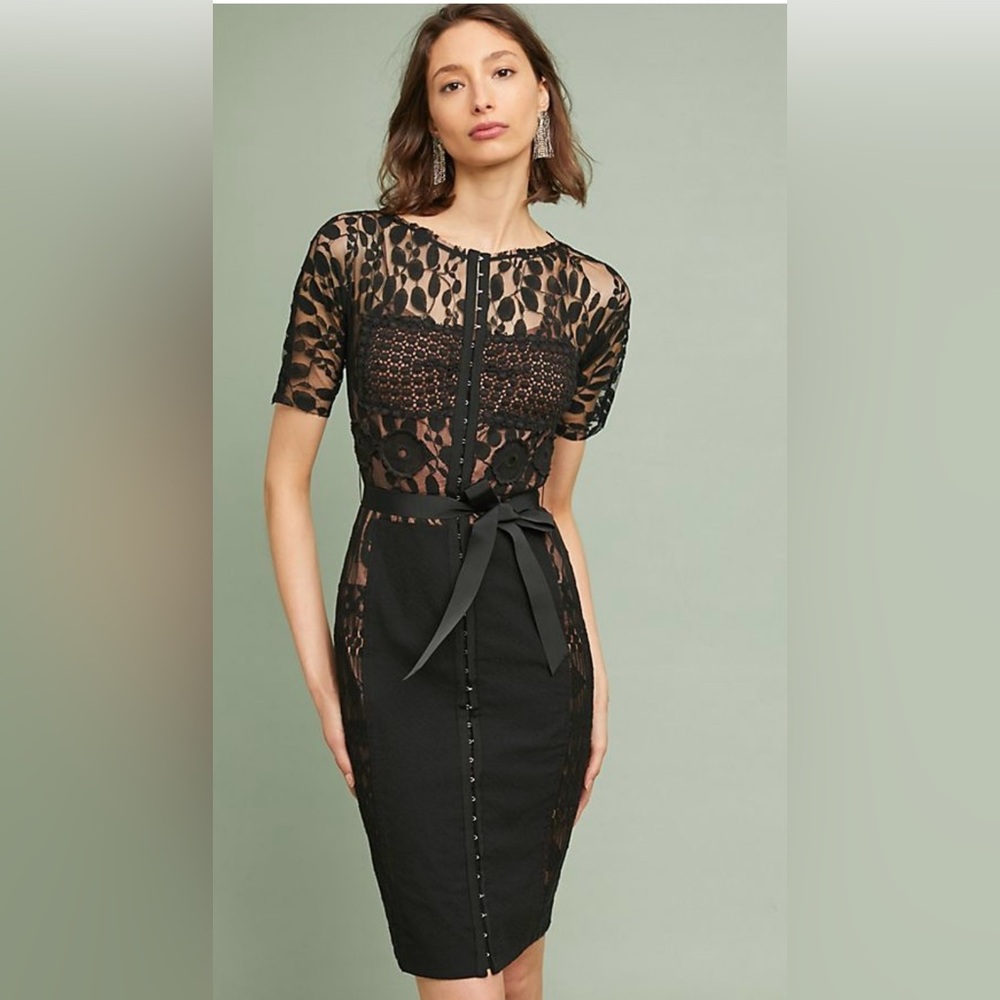 Byron Lars carissima lace cocktail dress